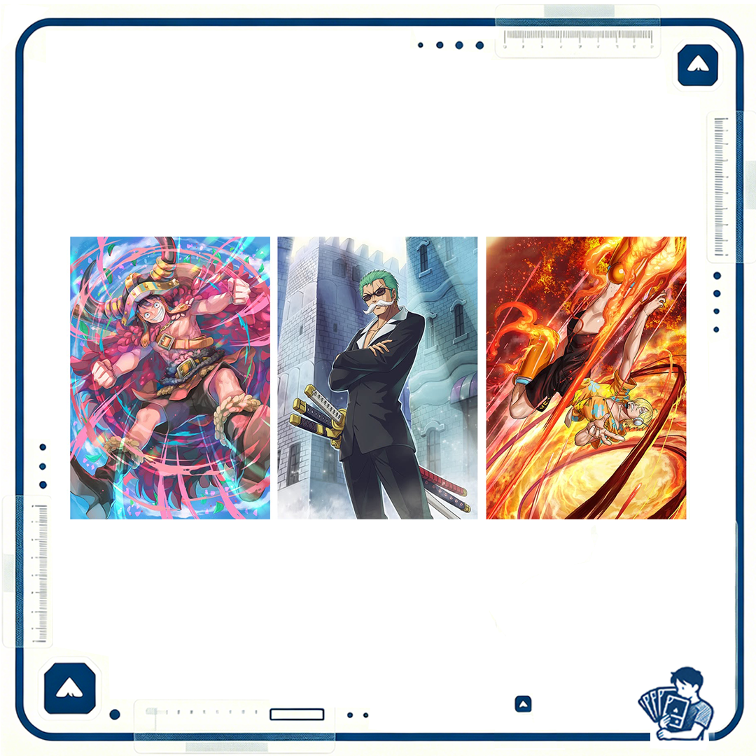 One Piece 海賊王 日版 V JUMP Monster Trio Luffy + Zoro + Sanji Promo