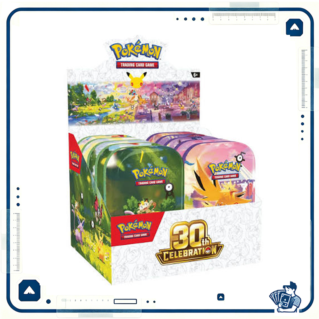 Pokemon 美版 寶可夢 30周年迷你鐵罐 30th Anniversary Mini Tin